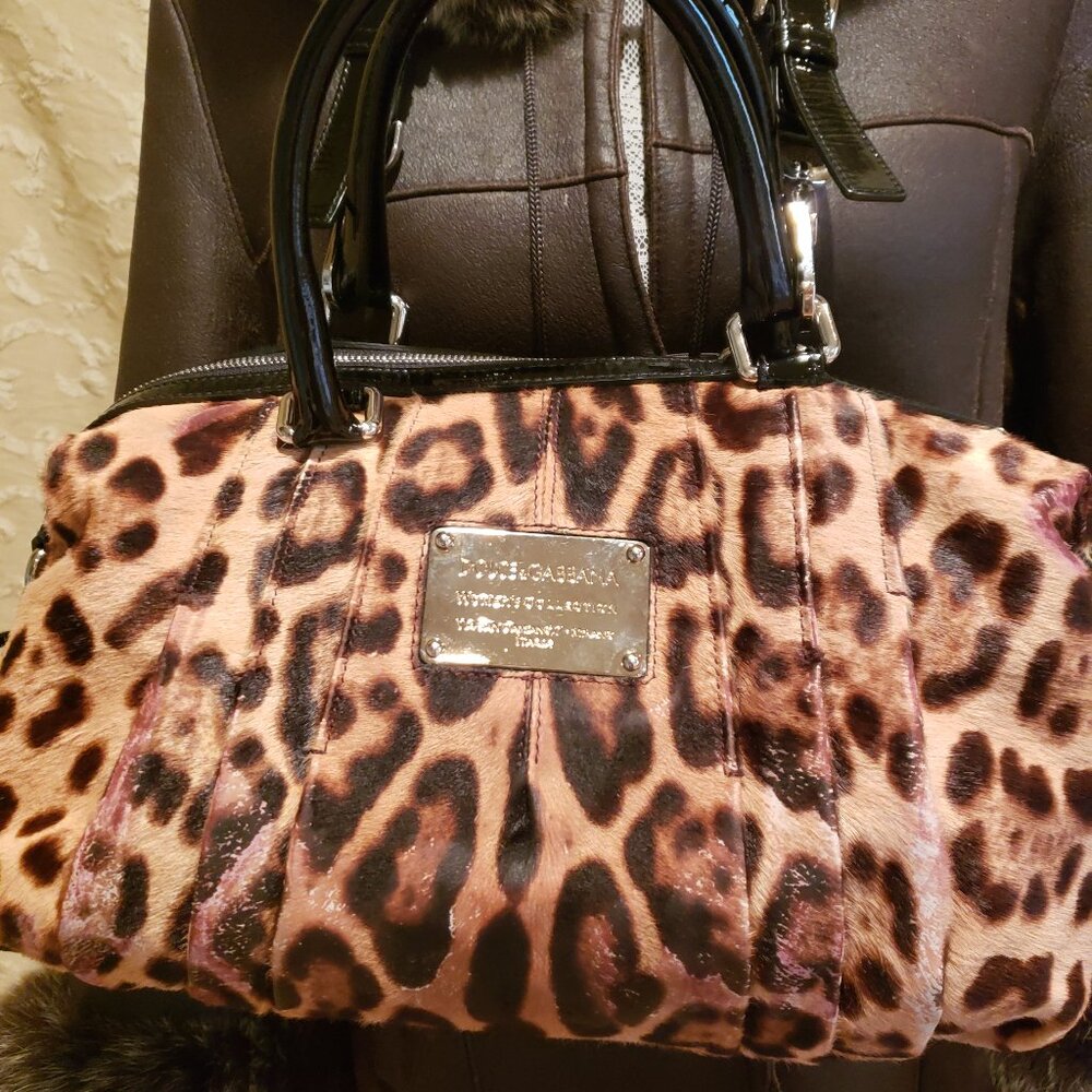 Dolce and Gabbana  chita pony hair bag